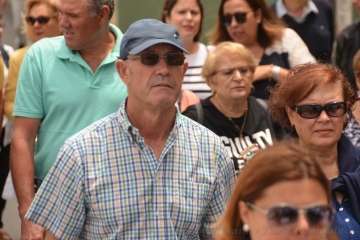 Misa, procesión y desfile de ganado en La Pardilla (Foto Francisco Javier Santana)